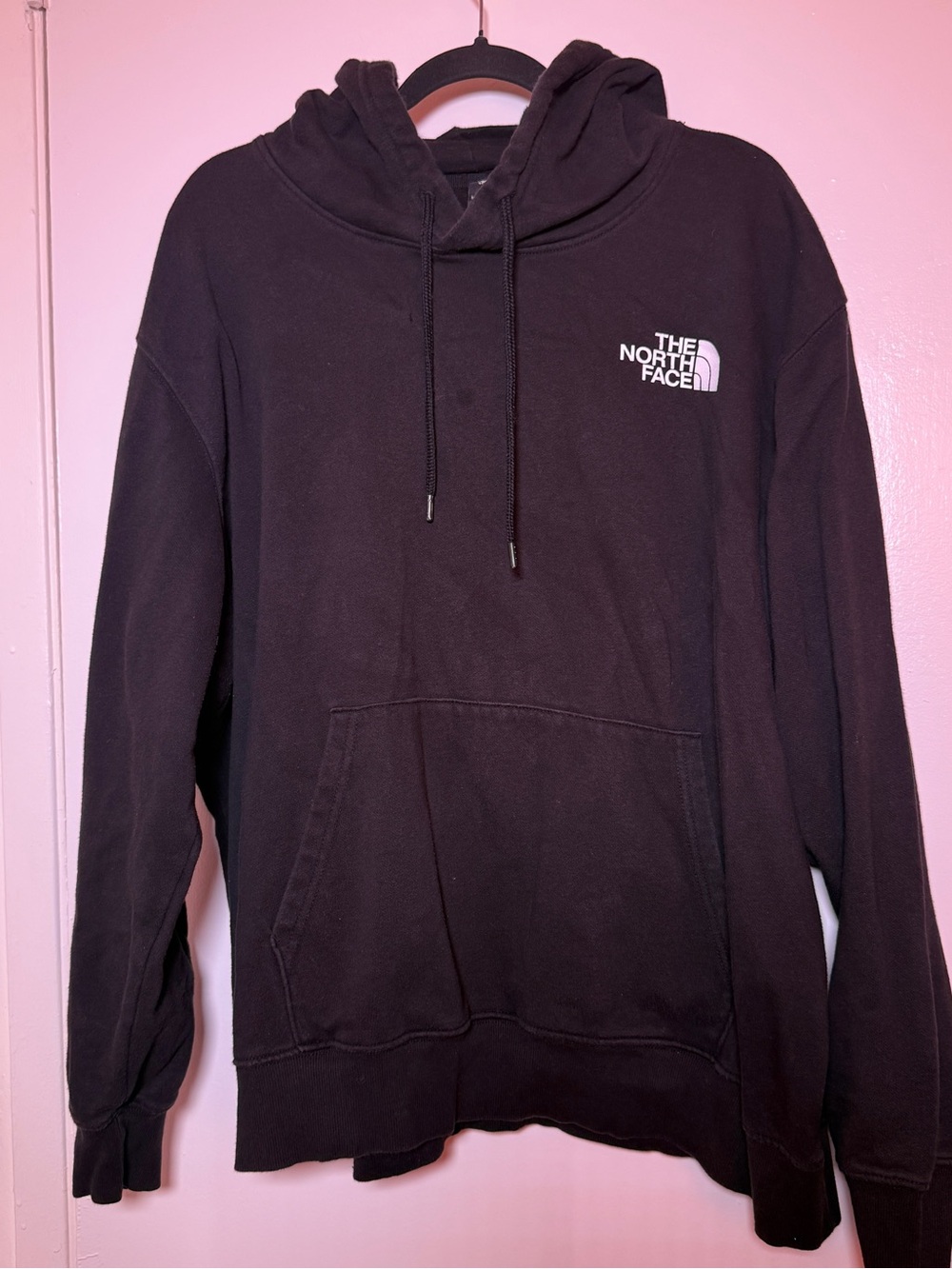 The North Face Men's Black Pullover Hoodie 2Xl-READ